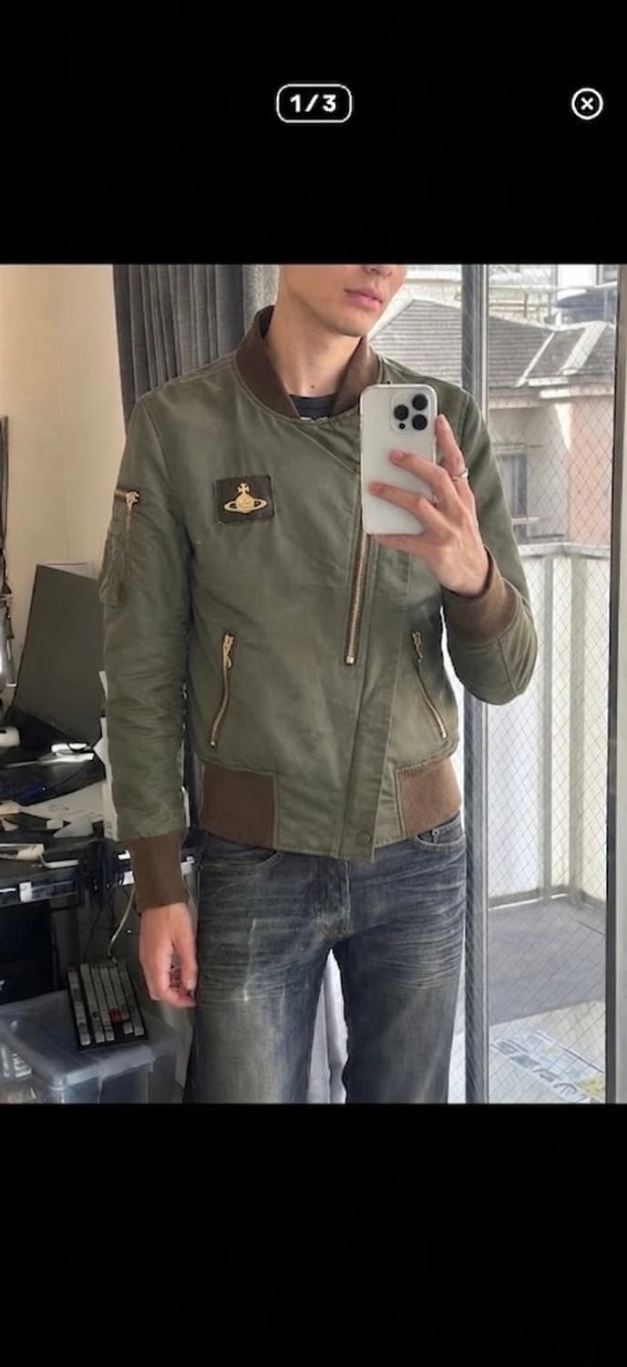 VIVIENNE WESTWOOD MA-1 FLIGHT JACKET 상품이미지3