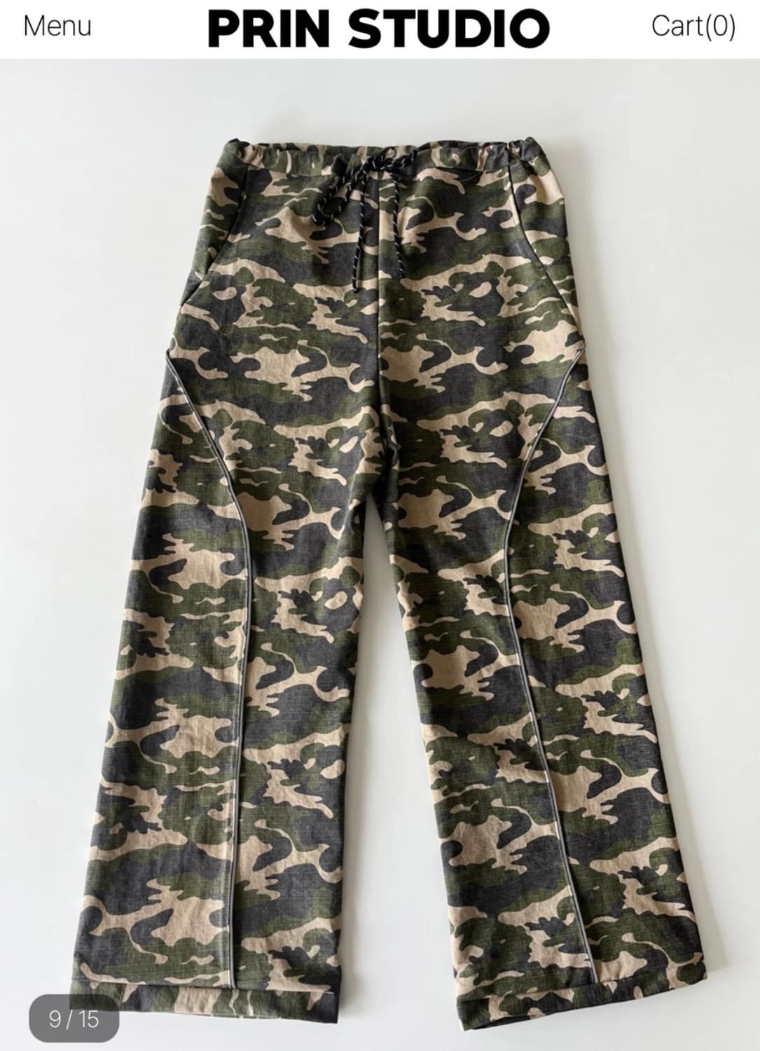 PRINSTUDIO military camo pants 상품이미지3