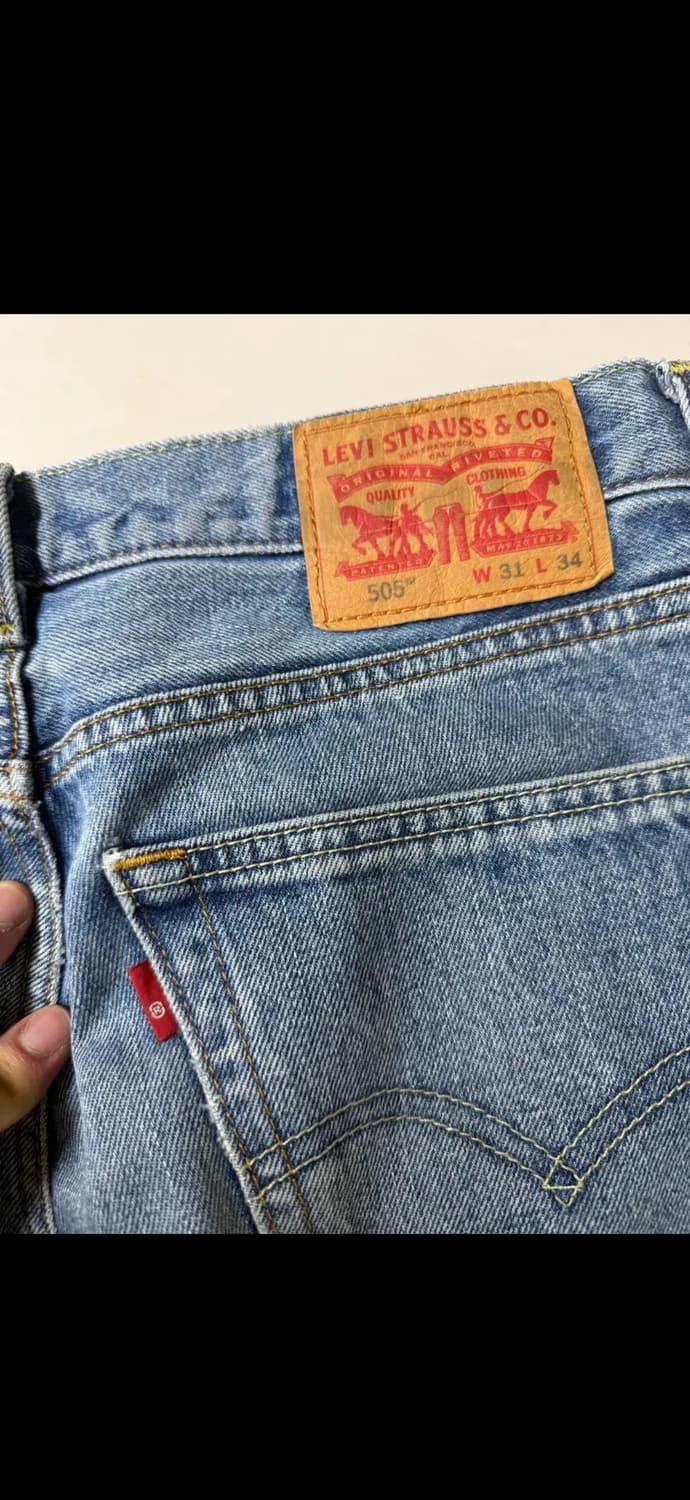 Levi’s 리바이스 505 워싱 데님 31/34 상품이미지4