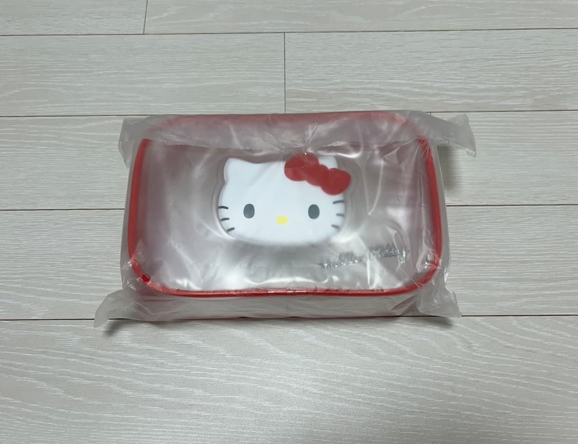 산리오 오리지널 헬로키티 클리어 투명 pvc 파우치 상품이미지2