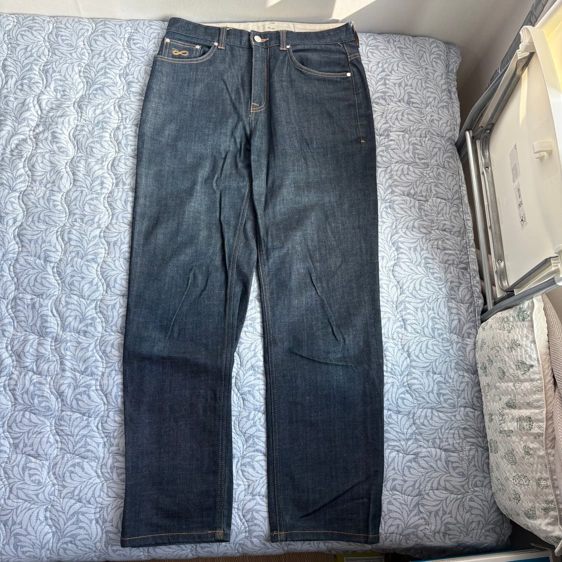 플랙 생지데님 051 raw 런업 콜라보 상품이미지2