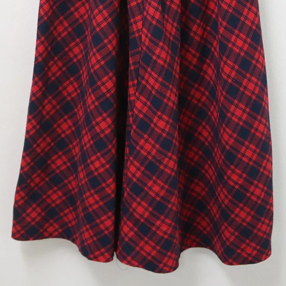 H/S 레드 체크 뒷밴딩 훌 스커트 61435 상품이미지6