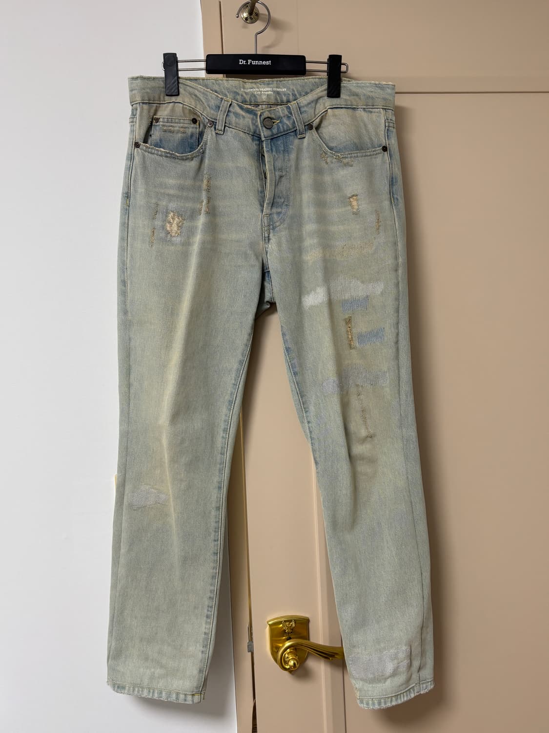 HOLLYWOOD TRADING COMPANY 빈티지 워싱 청바지 33 상품이미지1