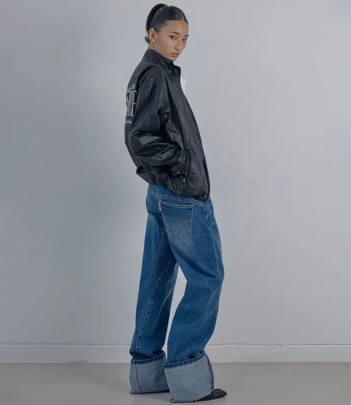 sculptor Applique Roll-Up Denim 상품이미지4