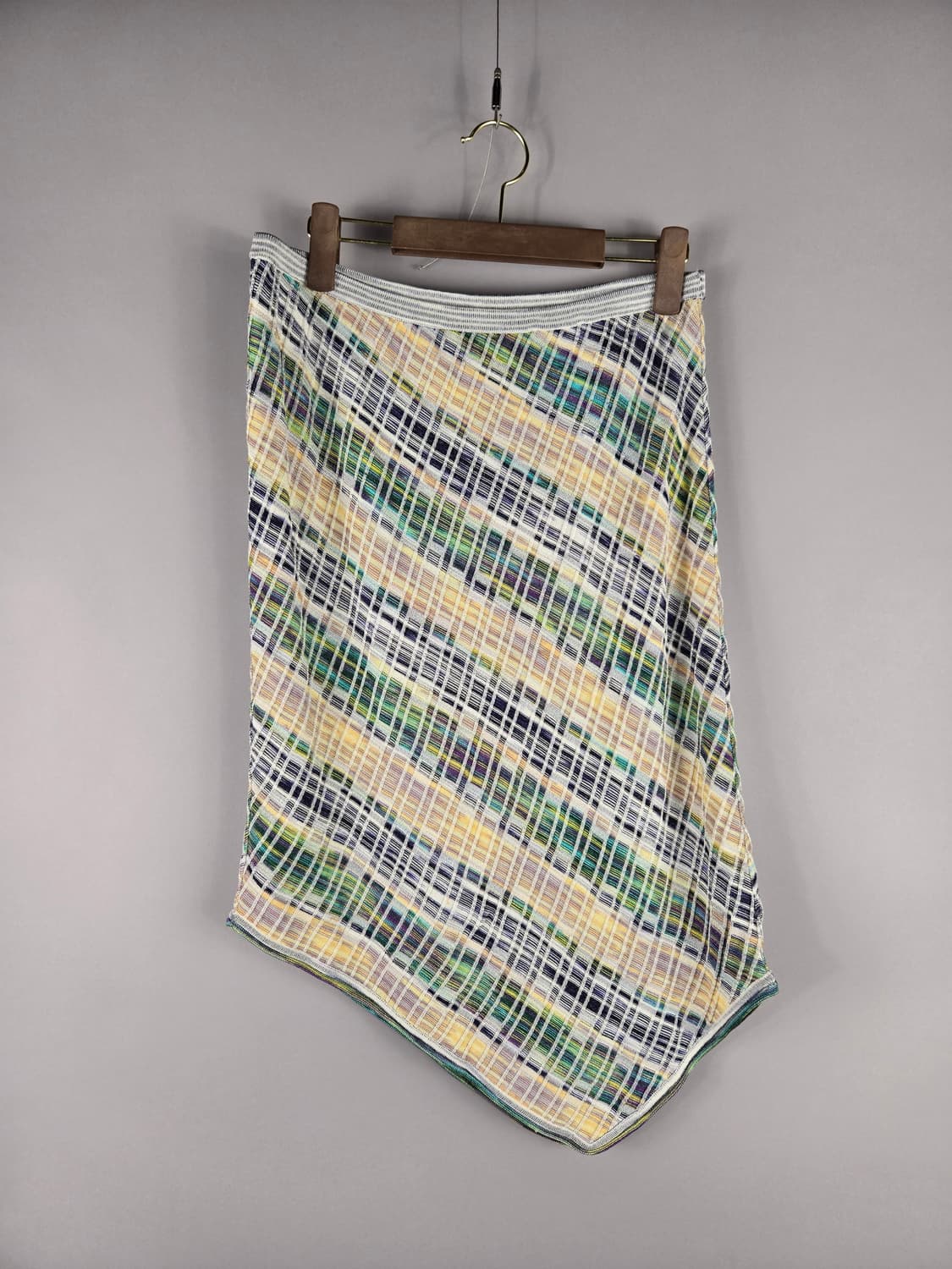 [무료배송]미쏘니 48 여성 언발란스 레이온 니트 스커트 치마 상품이미지1