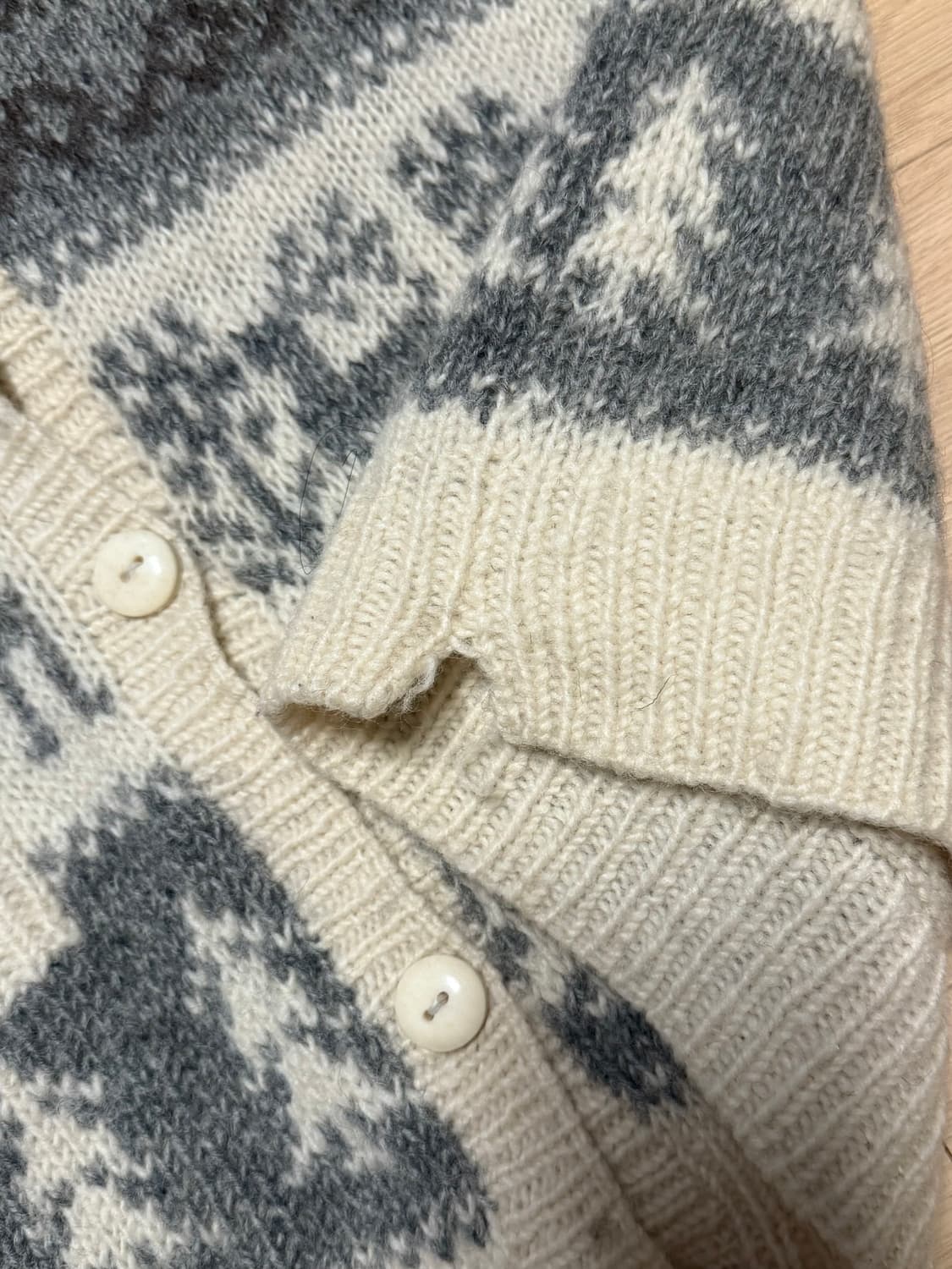 빈티지 코위찬 니트 가디건 모리걸 모리룩 코이세이오 허그유어스킨 상품이미지5