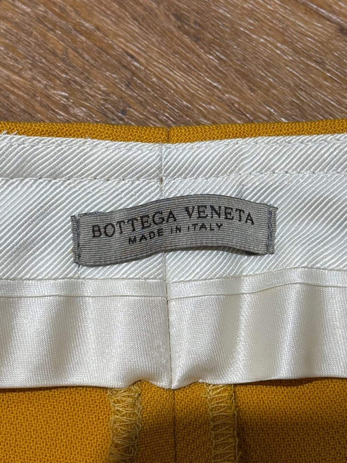 보테가베네타 머스타드 옐로우 버진 울 트라우저 상품이미지7