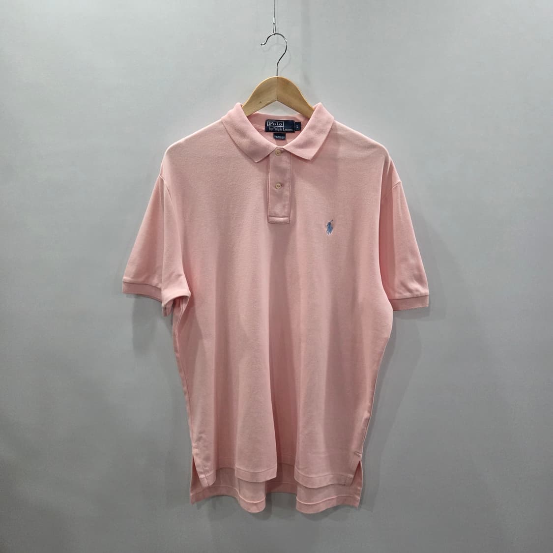 폴로랄프로렌 코튼 카라티 연핑크 L 상품이미지1