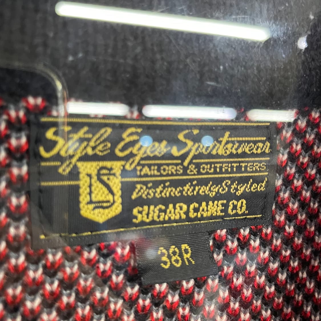 스타일 아이즈 크로스 패턴 니트자켓 상품이미지8