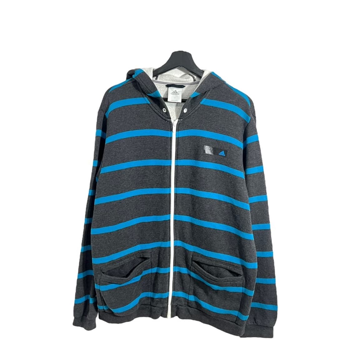 아디다스 스트라이프 오버사이즈 후드집업  상품이미지2