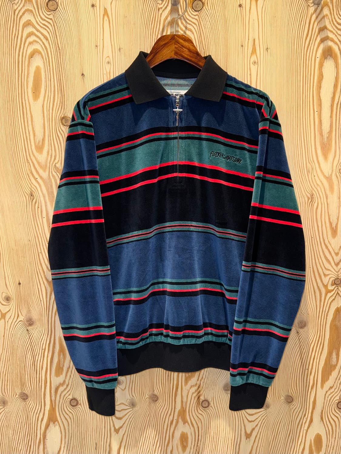 퍼킹어썸 벨루어 하프집업 상품이미지2