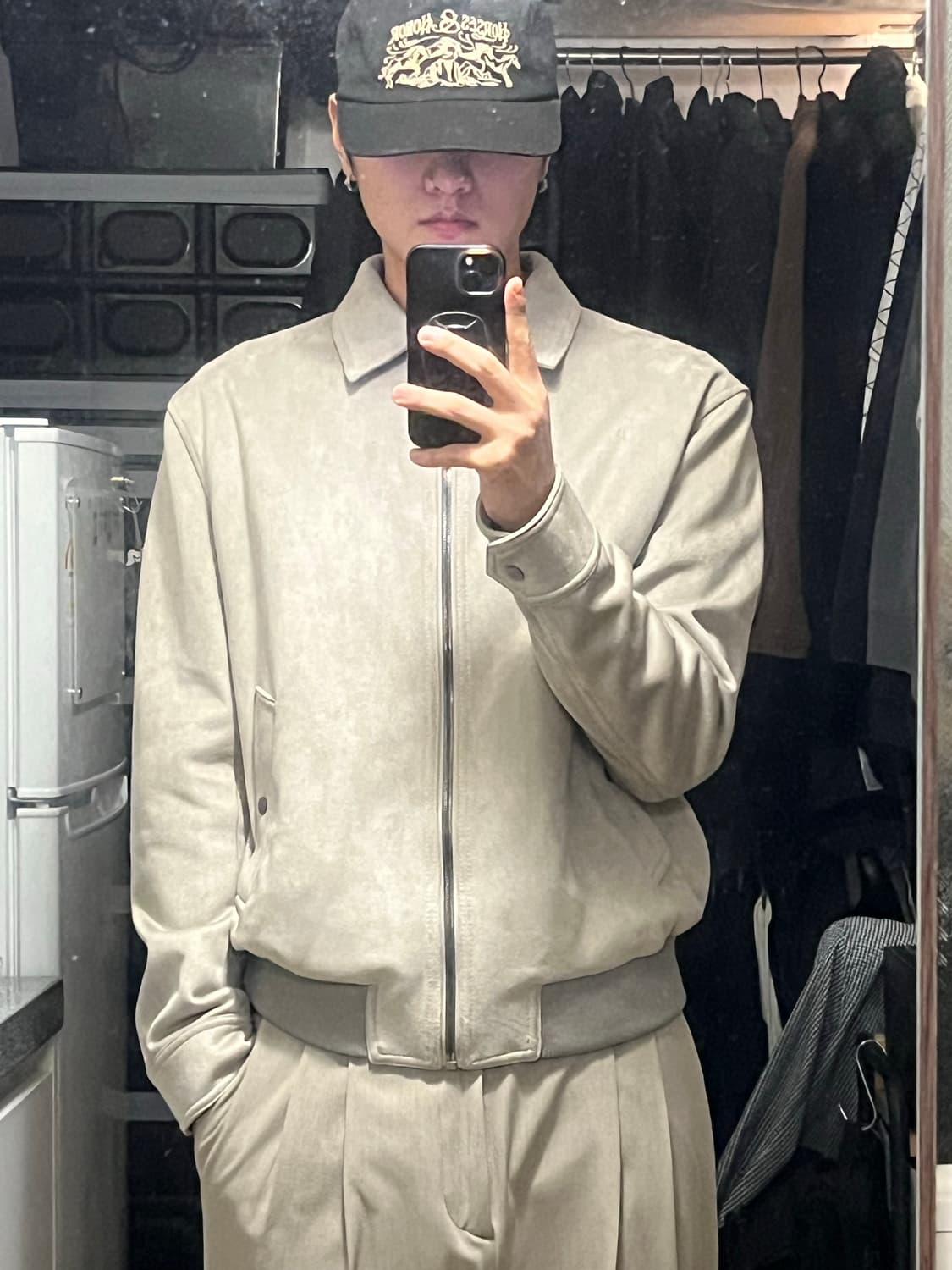 자라 셋업 블루종 상의 XL 하의 L 상품이미지1