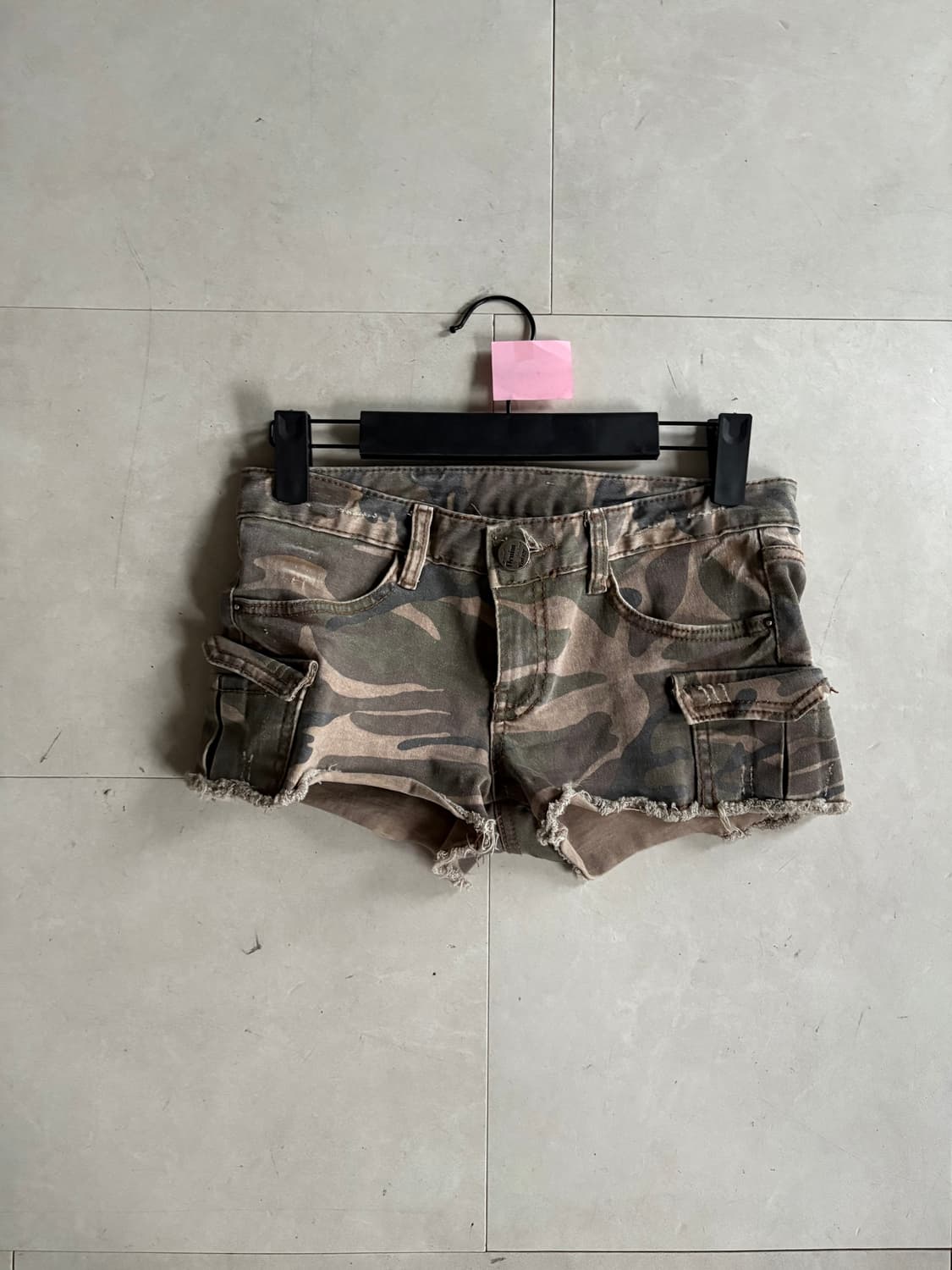 빈티지 카모 쇼츠 상품이미지6