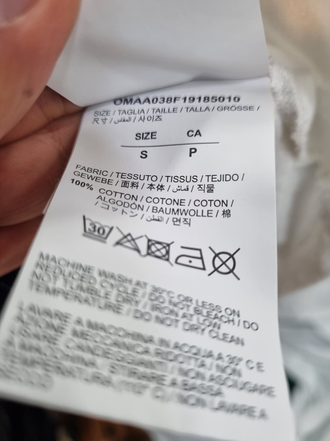 Off-White 화이트 페인트 반팔 티셔츠 상품이미지4