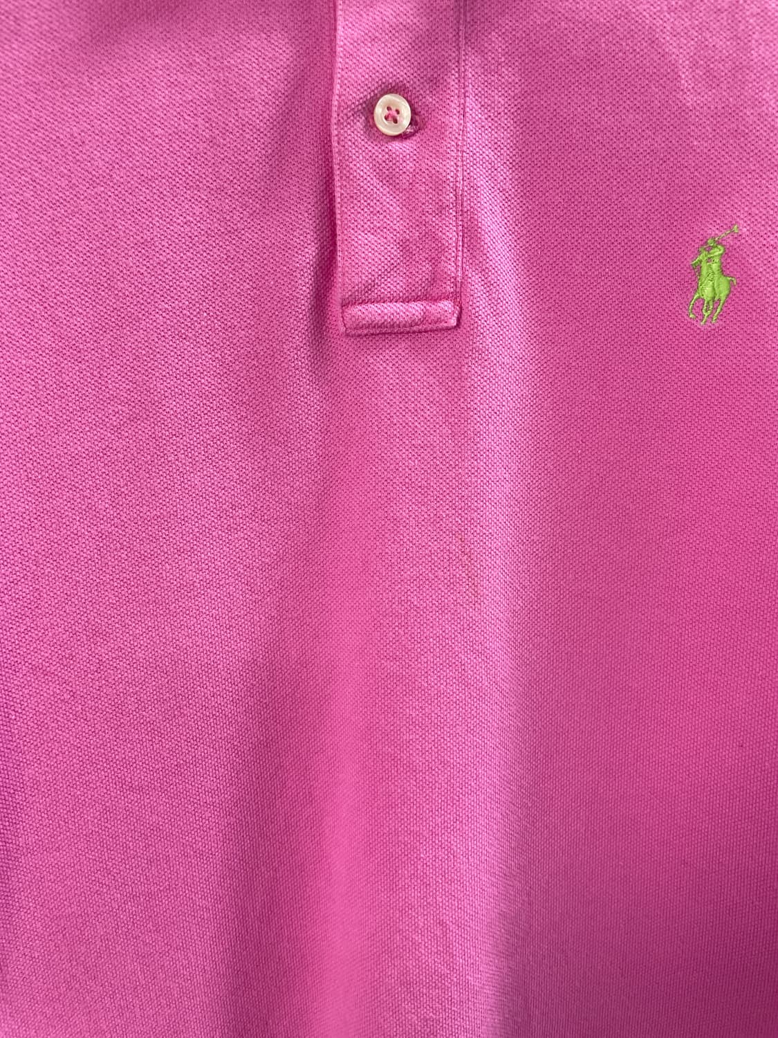 폴로 랄프로렌 우먼스 핑크 반팔카라티 (on.628) 상품이미지5