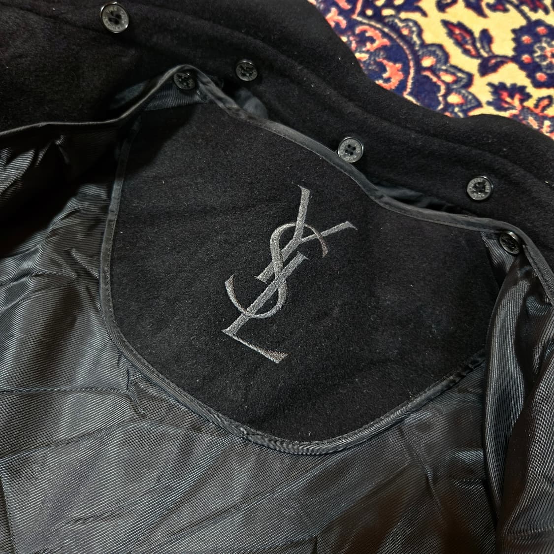 입생로랑(YSL) 라이센스 클래식 울 집업 블루종 숏 자켓  상품이미지8