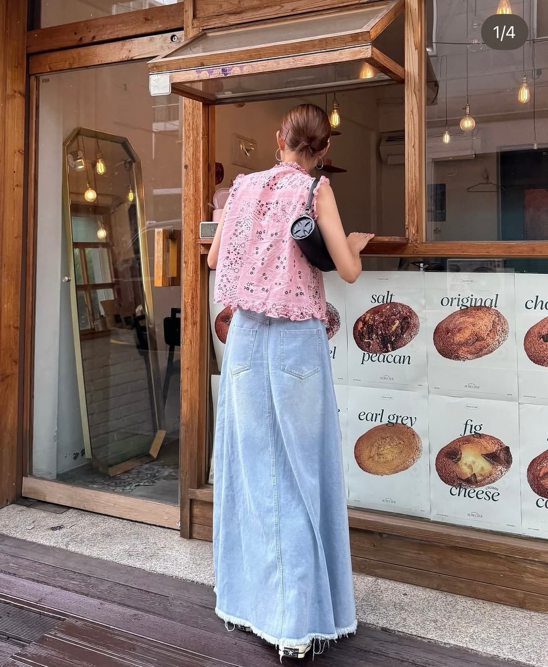 Kitai Bandana blouse - pink 상품이미지3
