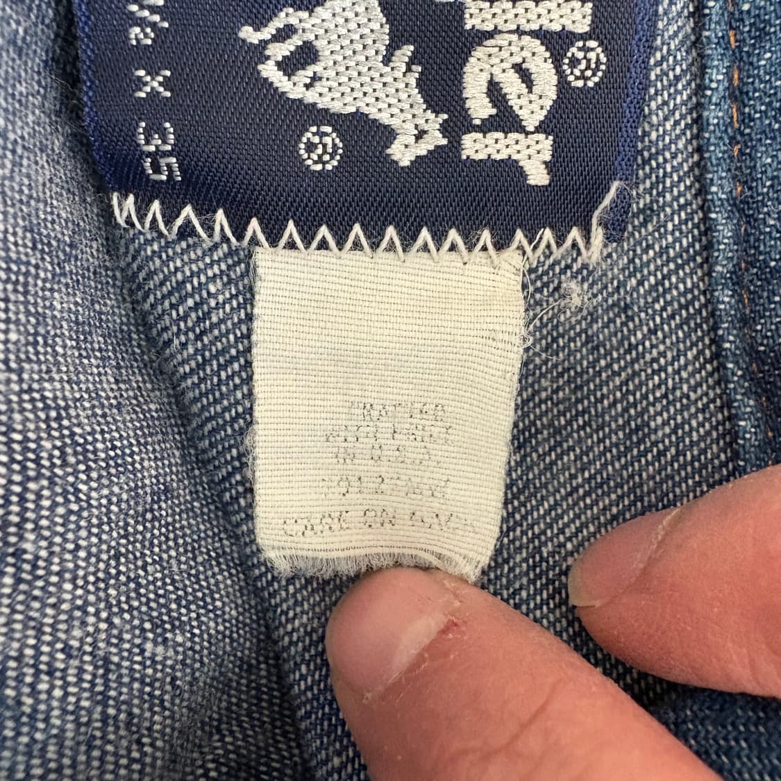 80~90s USA 랭글러 Wrangler 데님 웨스턴 셔츠 상품이미지9