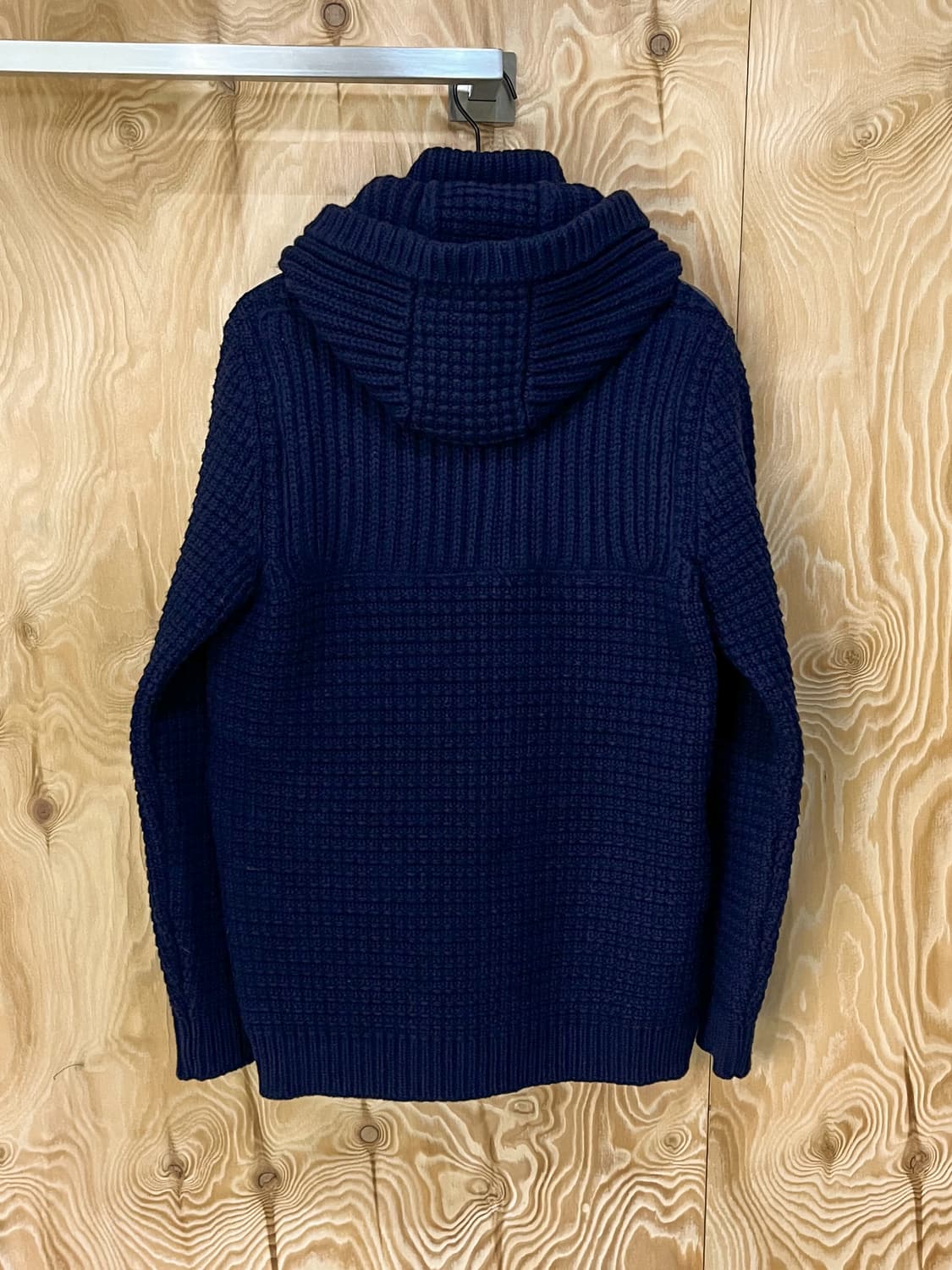 바크 이태리 패디드 니트 더플 후드 코트 상품이미지6