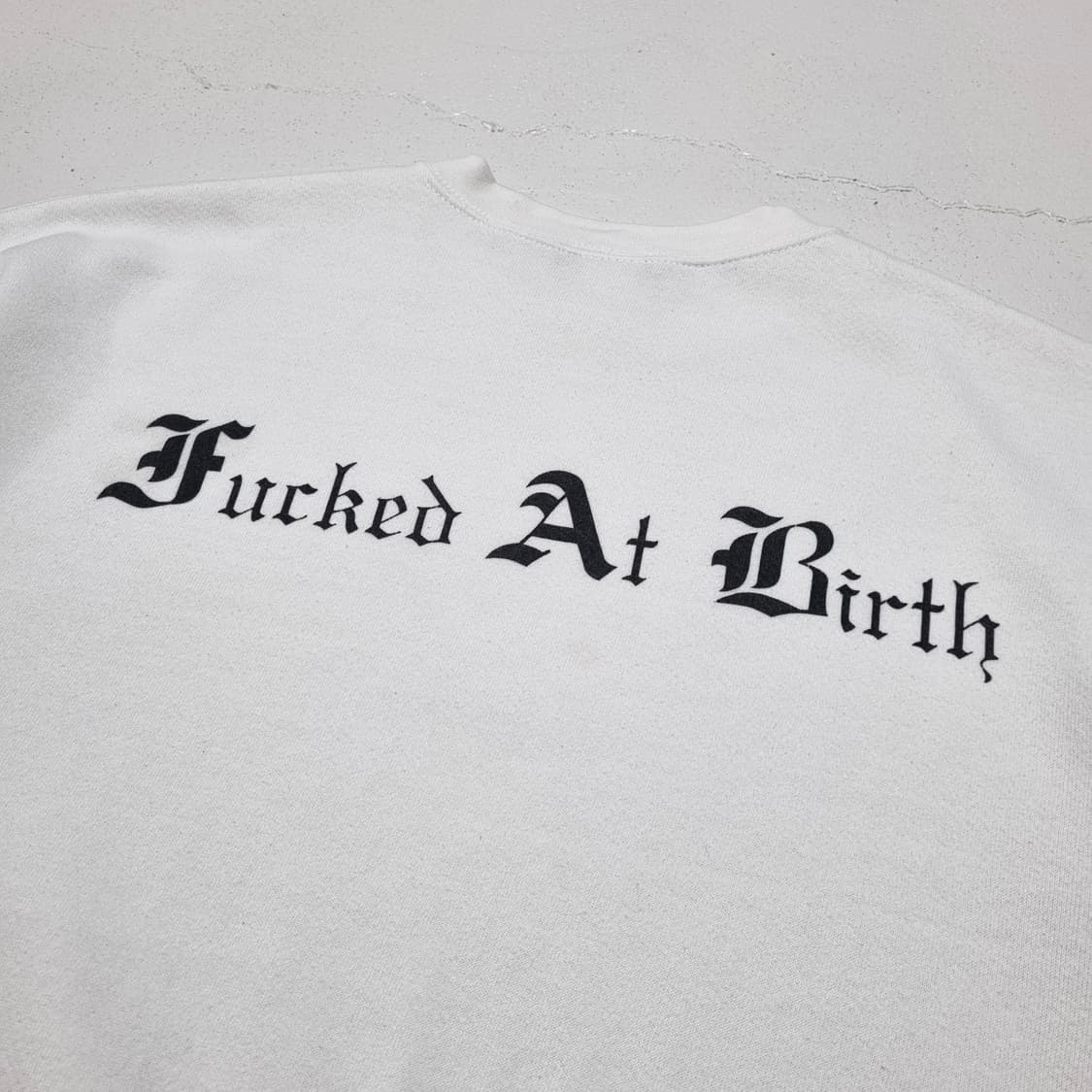 90S F.A.B 고딕 레터링 맨투맨 - M 상품이미지8