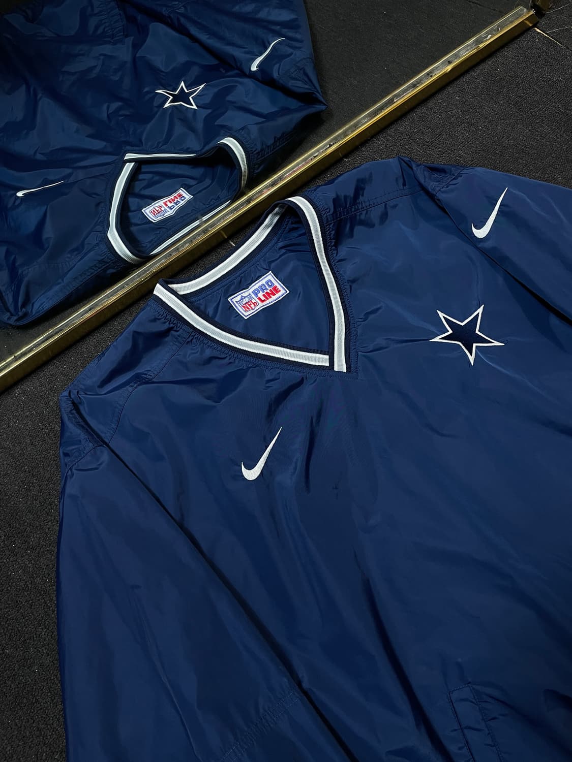 90s 대장급 나이키 x NFL 카우보이스 올드스쿨 웜업 바람막이 XL 상품이미지8