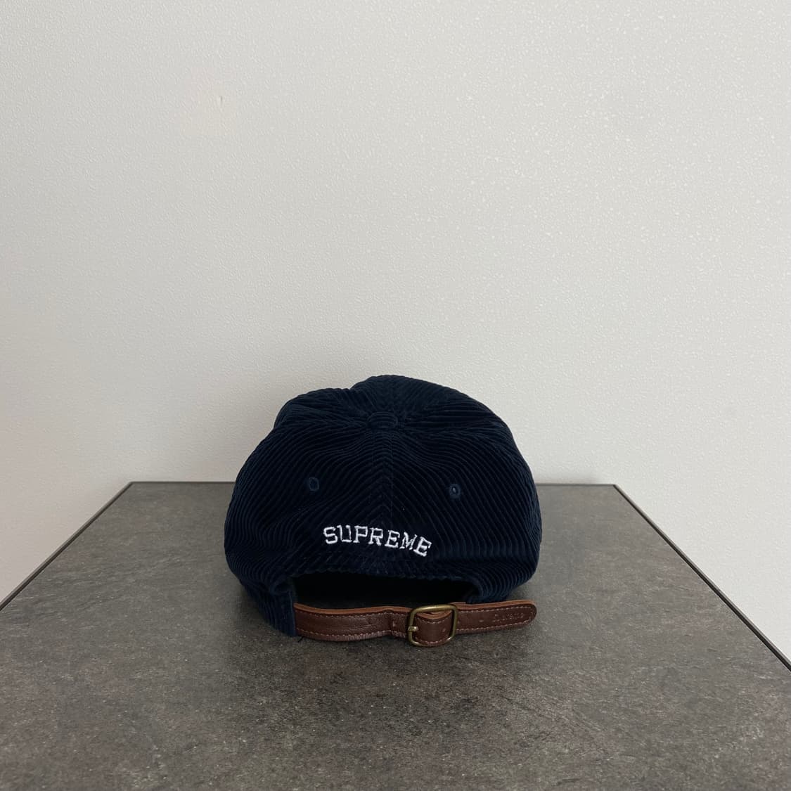 (OS) 슈프림 S로고 볼캡 모자 코듀로이 네이비 상품이미지4