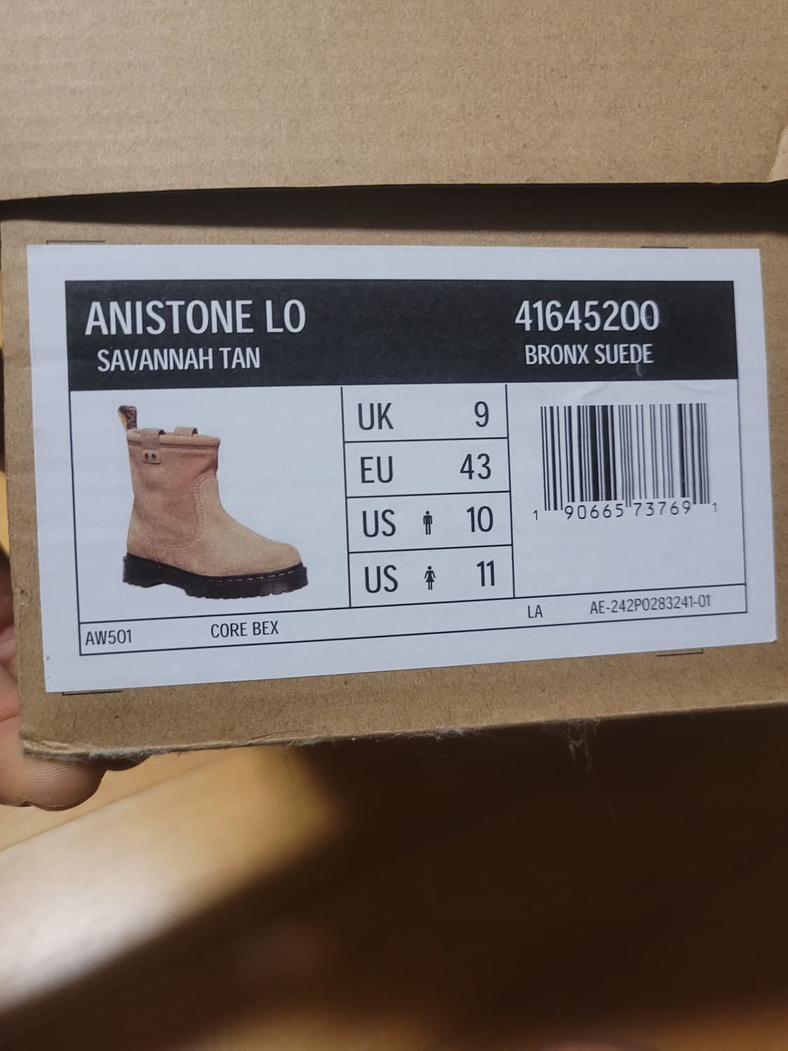 닥터마틴 애니스톤 스웨이드 바이커 부츠 사바나 탄 280 ,(데콘맛) 상품이미지7