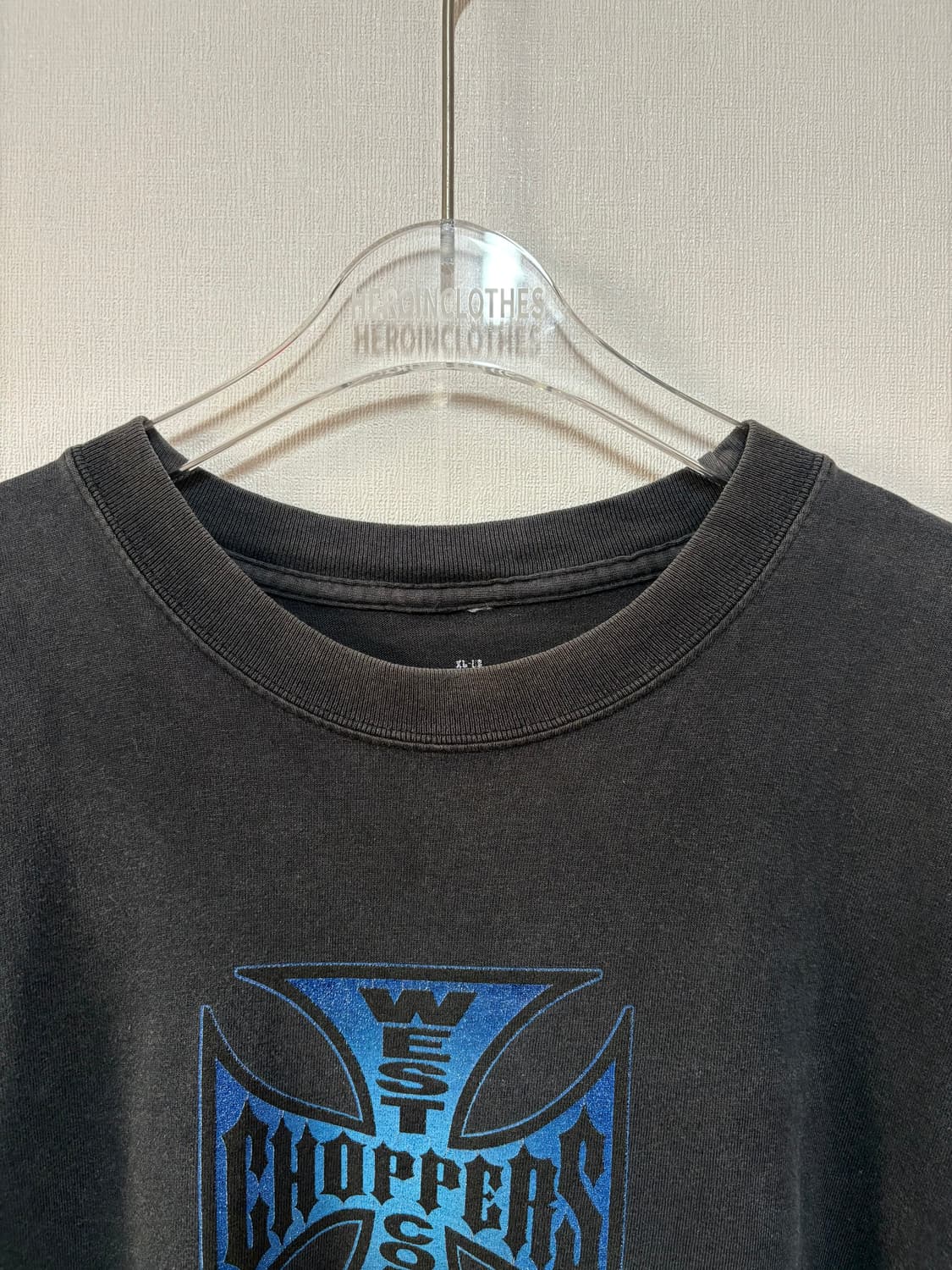 [XL] West Coast Choppers 블루 크로스 반팔 티셔츠 상품이미지5