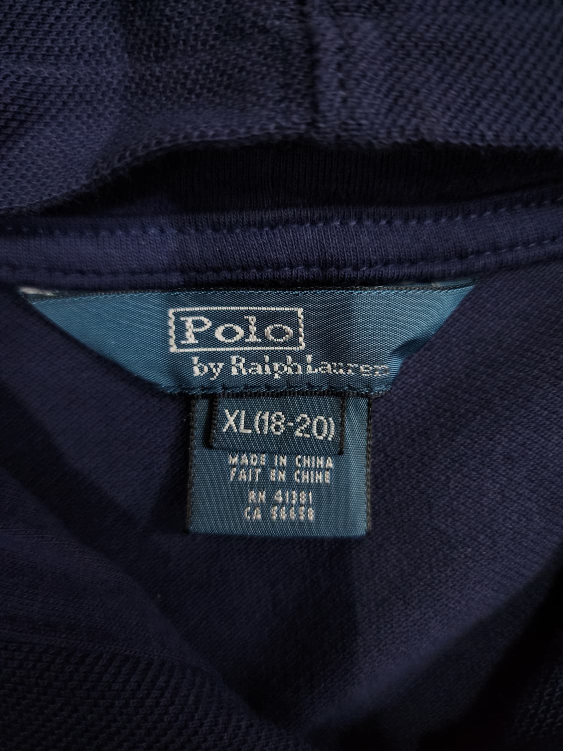 폴로 랄프로렌 빈티지 레드 빅포니 후드 집업 XL 상품이미지6