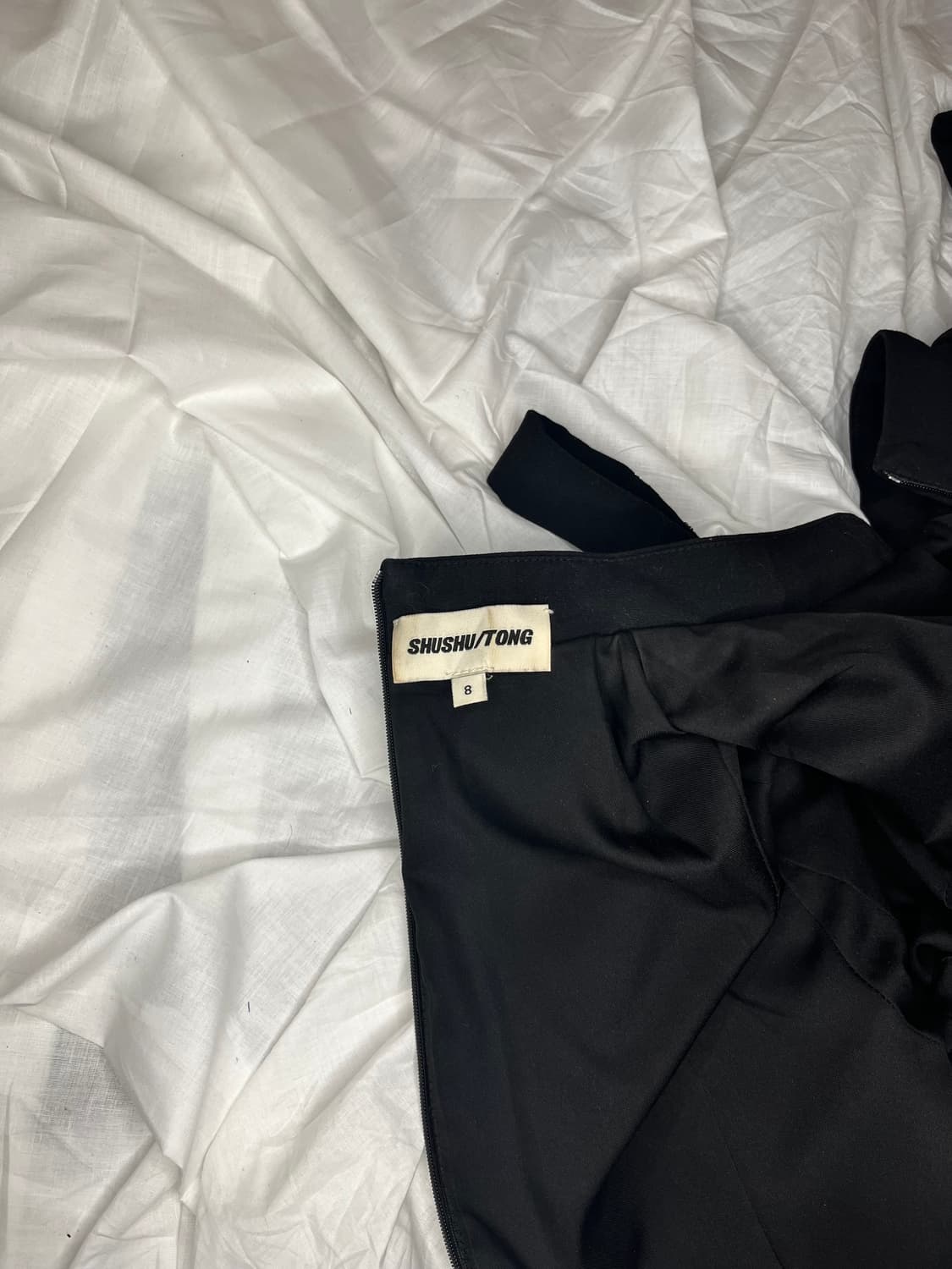 슈슈통 치파오 라인 크리스탈 숄더 미니 드레스 상품이미지4