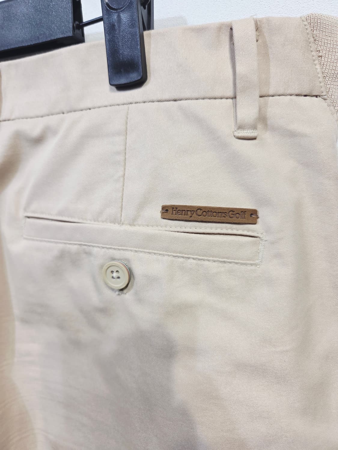 헨리코튼골프 베이지 치노팬츠_92 상품이미지7
