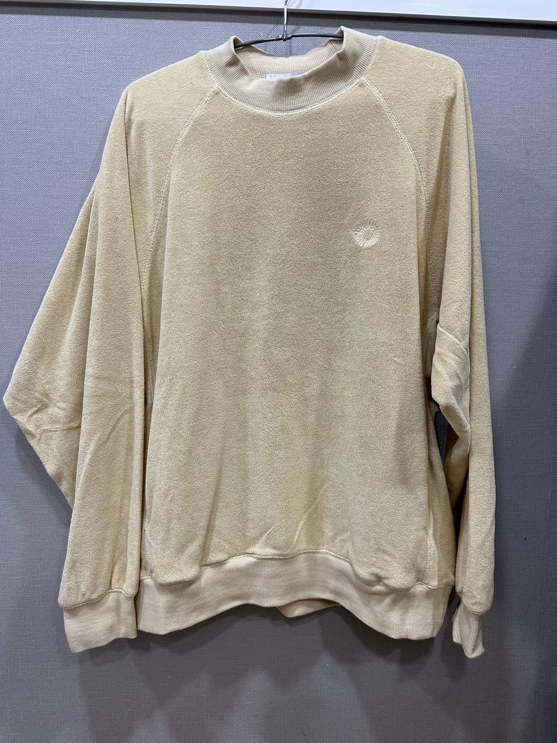 999 humanity-Logo terry mock neck 상품이미지1