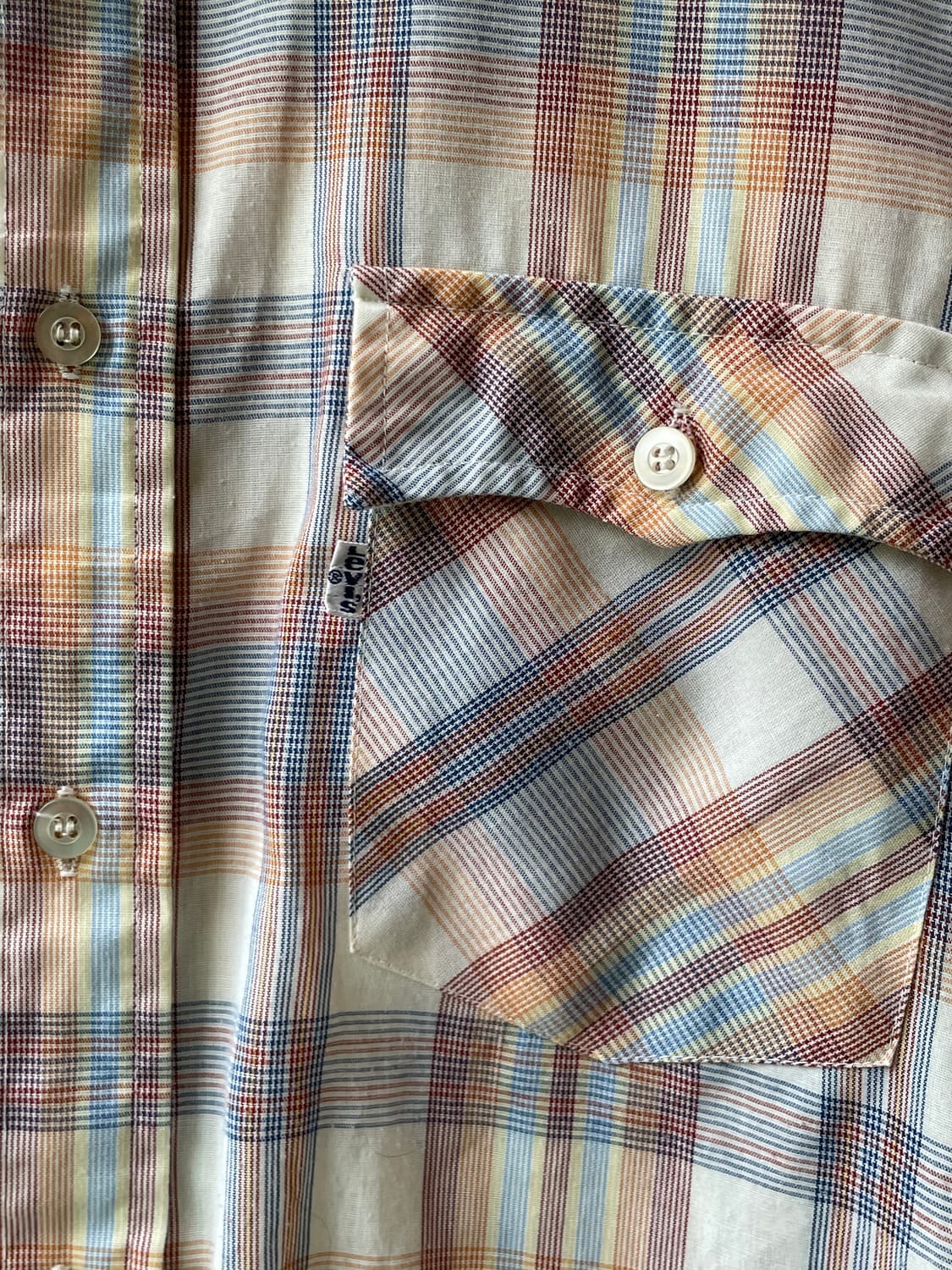 1970-80's Vintage Levi’s Check Shirt  상품이미지3
