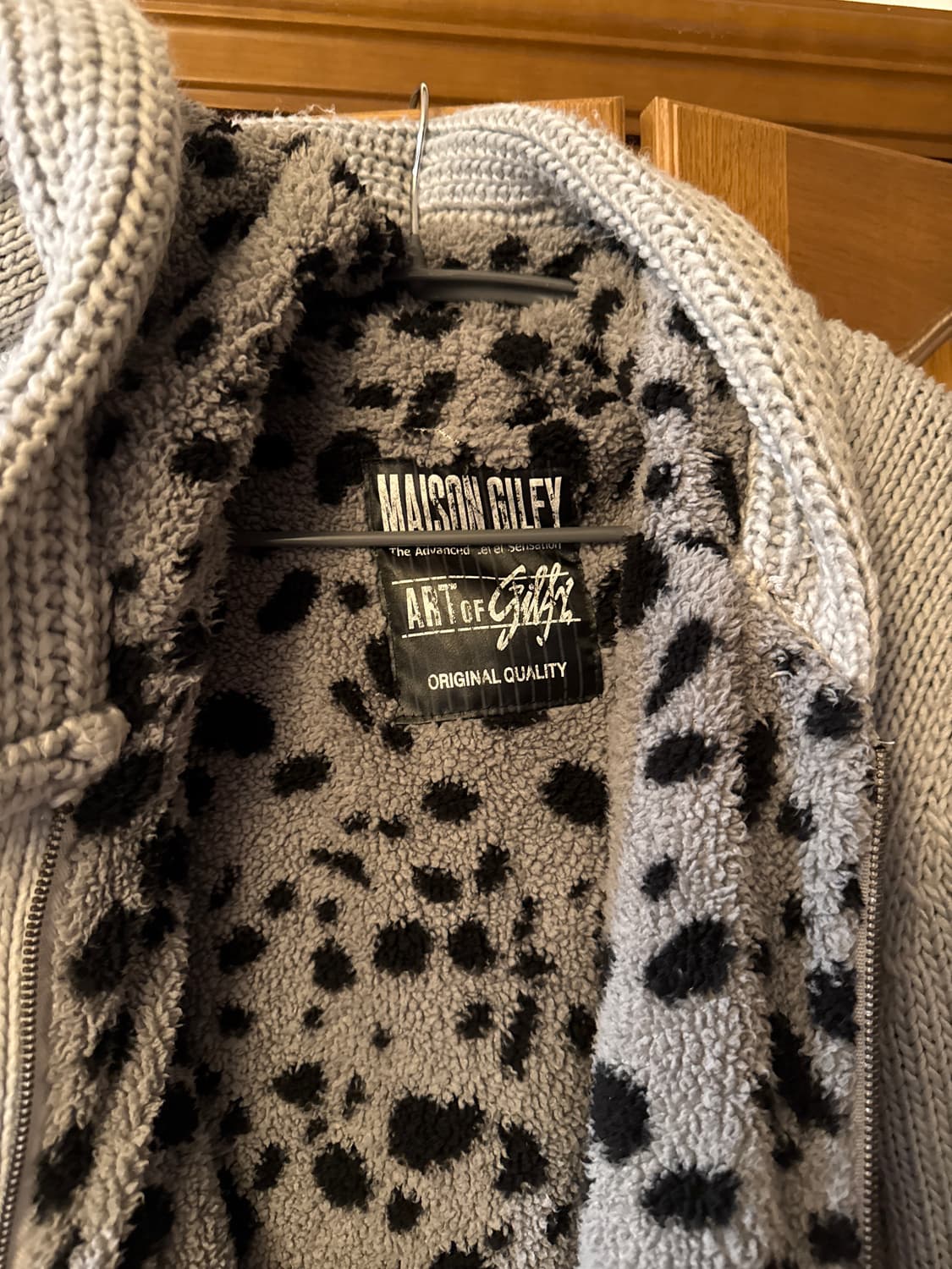 니팅 후드집업 상품이미지2