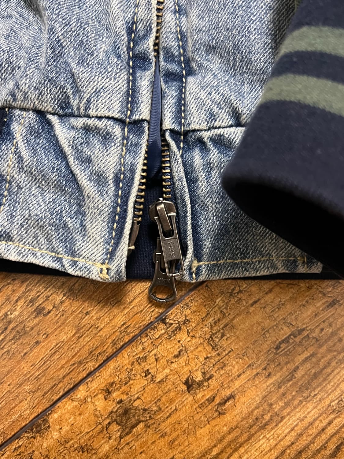 디스이즈네버댓 데님바시티자켓 L 상품이미지4