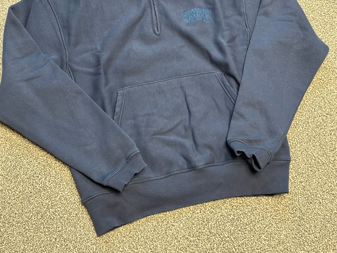 Half Zip Polo Sweatshirt Deep Water 상품이미지3