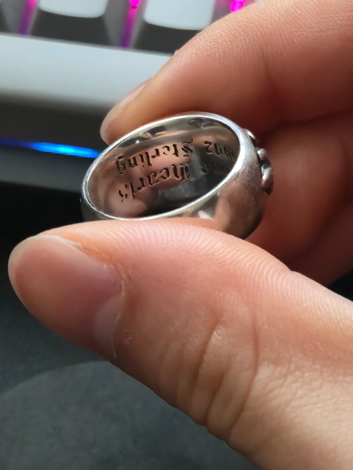 크롬하츠 플로랄 크로스링 1p 상품이미지3