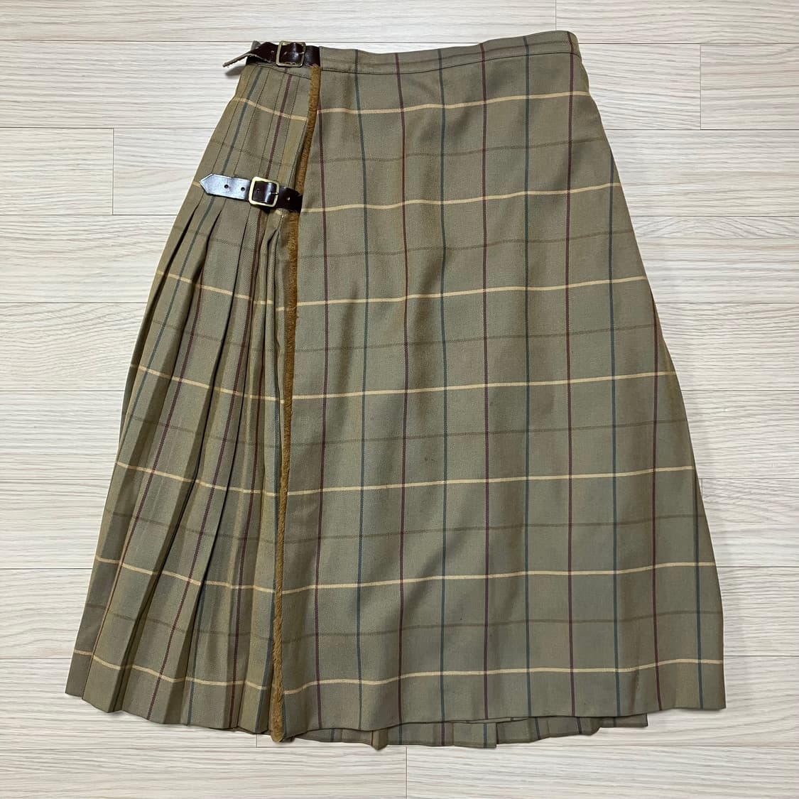 버버리 체크 긱시크 벨트 랩스커트 Burberry 상품이미지1