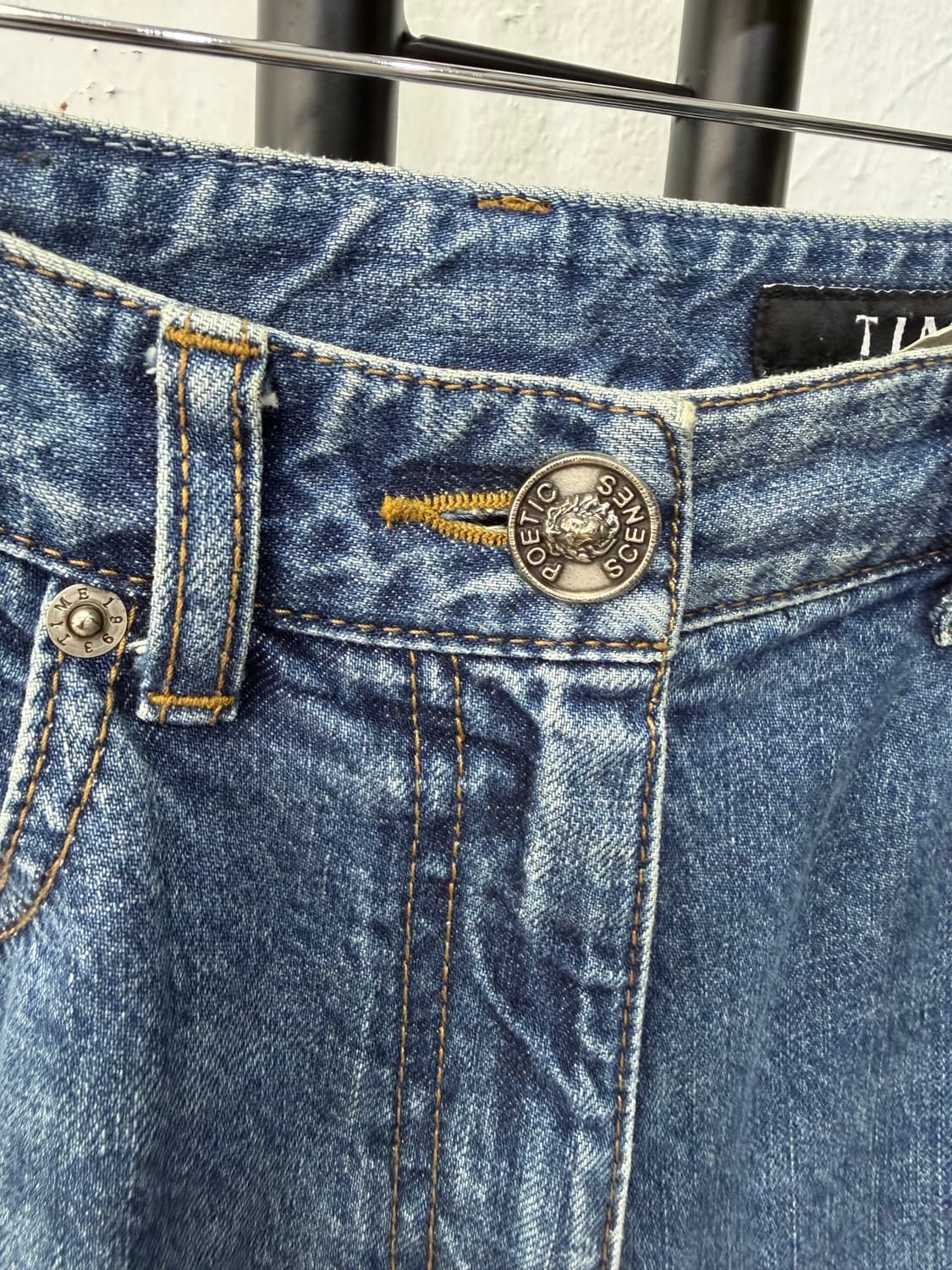 정품) TIME 타임 한섬 22ss 데님 청바지 64(28) 상품이미지4