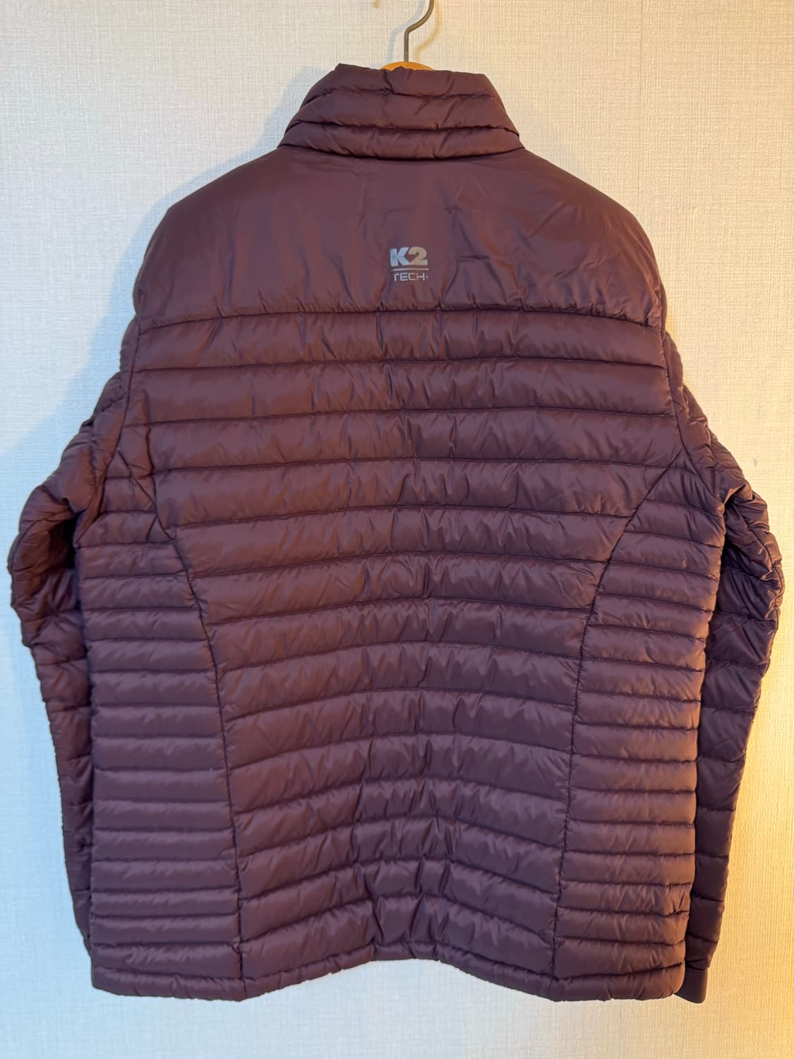 [L]K2 구스다운 경량패딩 버건디 상품이미지3