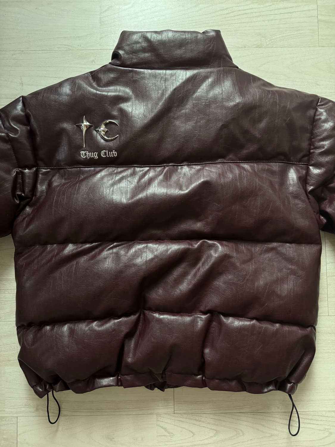 떠그클럽 패딩 퍼플 2사이즈 하자X 상품이미지3