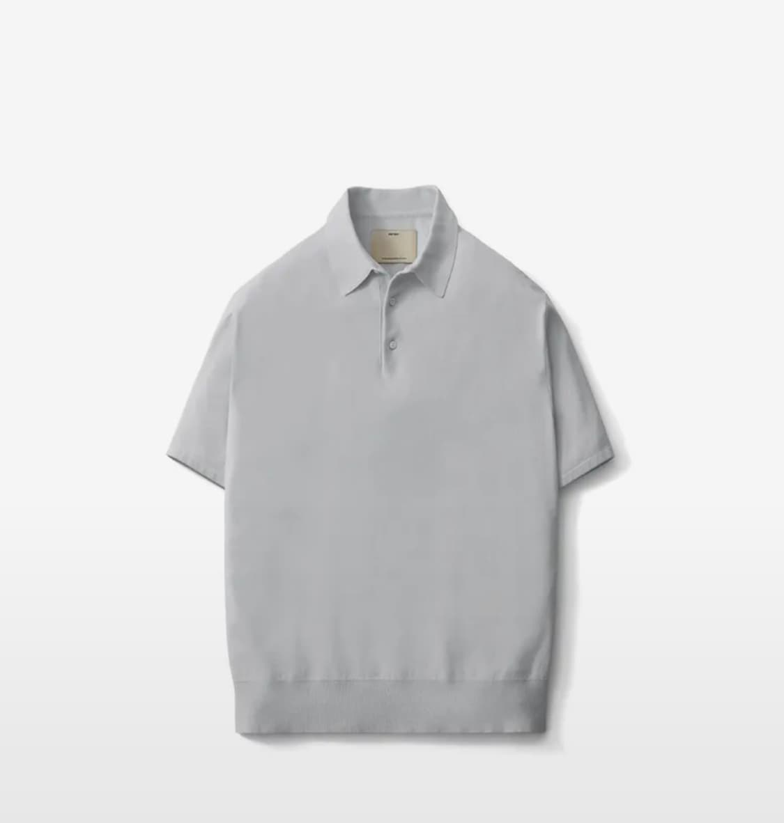 포터리 반팔 컴포트 폴로 니트 실버 3size 판매 상품이미지1
