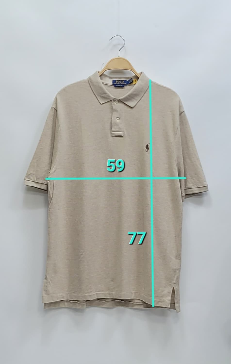POLO 23년 폴로랄프로렌 클래식핏 카라 티셔츠  / 남 XL
 상품이미지9