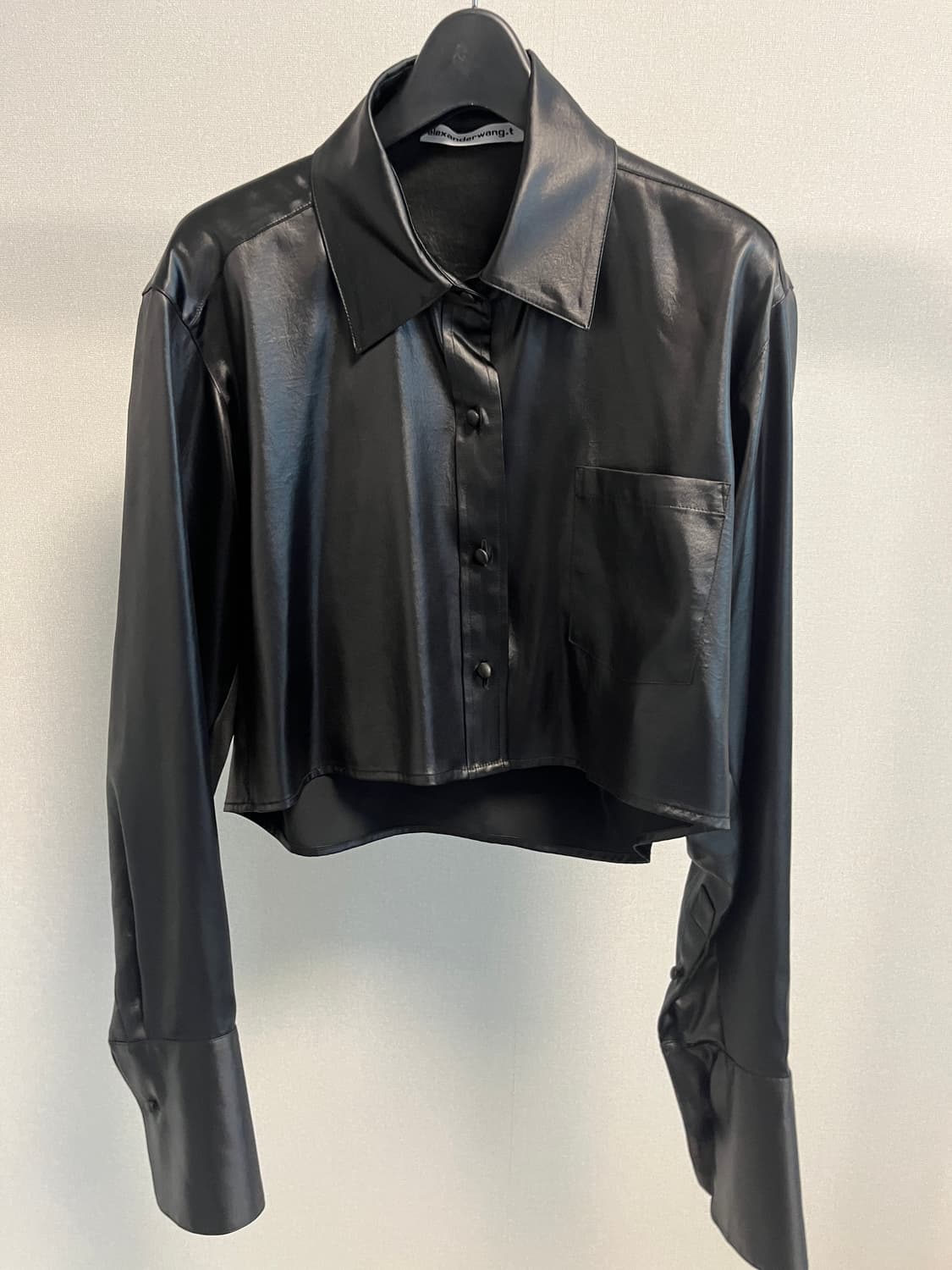 alexander wang.t 크롭 셔츠 xs 사이즈 상품이미지1