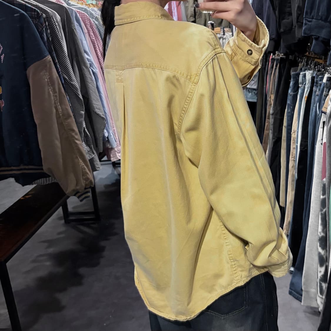 [IM] Carhartt 칼하트 투포켓 워크 셔츠 옐로우 상품이미지5
