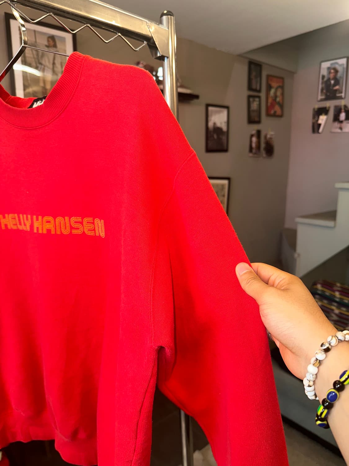 Helly Hansen logo detail red sweatshirt  상품이미지7