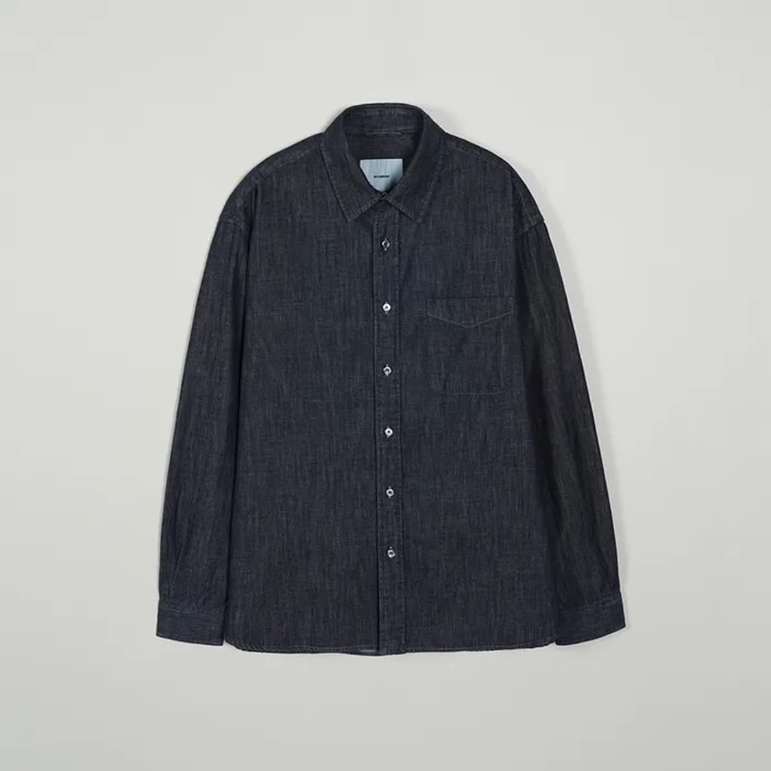 새상품) 인더로우 워시드 데님 셔츠 블루블랙 3 사이즈 상품이미지1