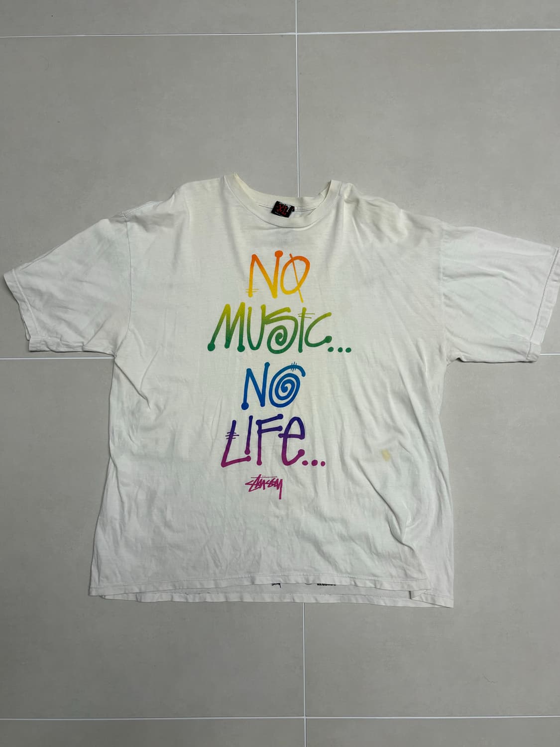 2010 Stussy X Tower records 티셔츠 상품이미지1