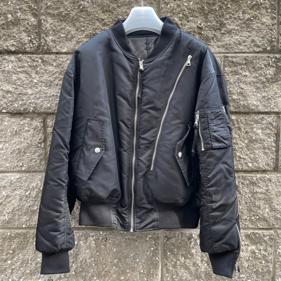[0] 그레일즈 초판 멀티지퍼 봄버자켓 (95~100) 상품이미지1