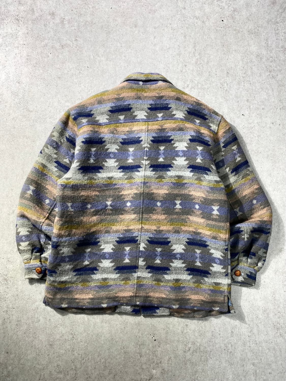 [M] Honey Snow 재팬 나바호 패턴 울 자켓 상품이미지7